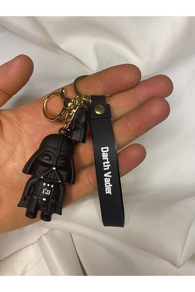 nss sky rock 3D Luxury Large Size Star Wars Darth Vader Silicone Keychain and Bag Accessory