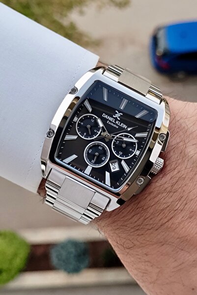Daniel Klein Kadranı Siyah Kordonu Silver Renk Fonksiyonlu 24 Ay Garantili Er...