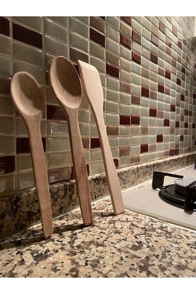 STABLE Std Wooden Dinner Spoon Set and Spatula Wooden Spoon Set Classic