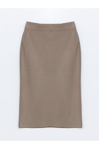 LC Waikiki Lcwaikiki Classic Women's Knitwear Skirt with Elastic Waist