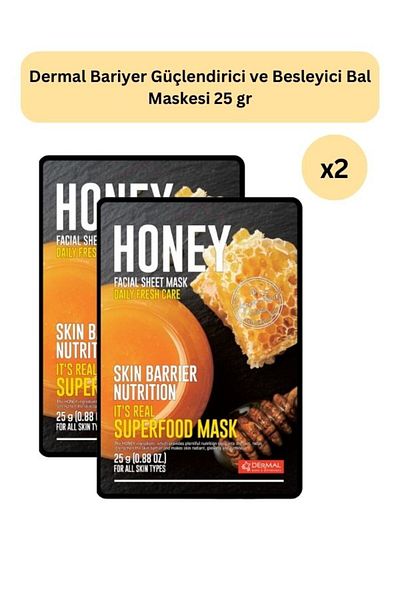 Dermal Barrier Strengthening and Nourishing Honey Mask 25gr Set of 2