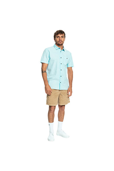 Quiksilver Ανδρικό πουκάμισο Bolam M Μπλε Casual Φορέστε ΑΝΔΡΙΚΟ ΠΟΥΚΑΜΙΣΟ EQYWT04474