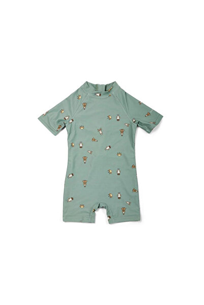 Nuuroo ملابس سباحة رجالية - كالي للحماية من الأشعة فوق البنفسجية، تصميم فضائي