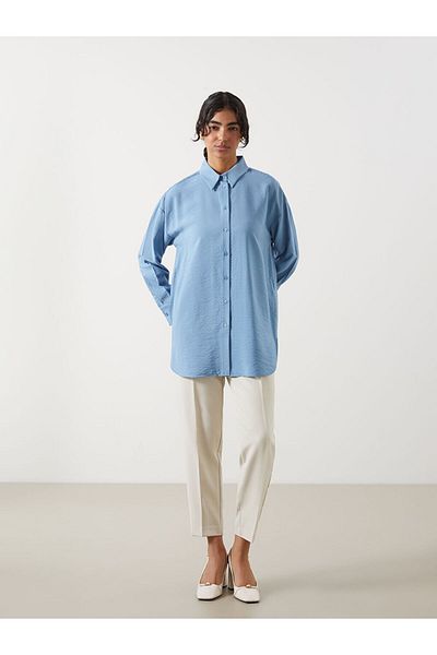 LC Waikiki Cămașă de damă oversize de sezon nou tunică - S5GO21Z8