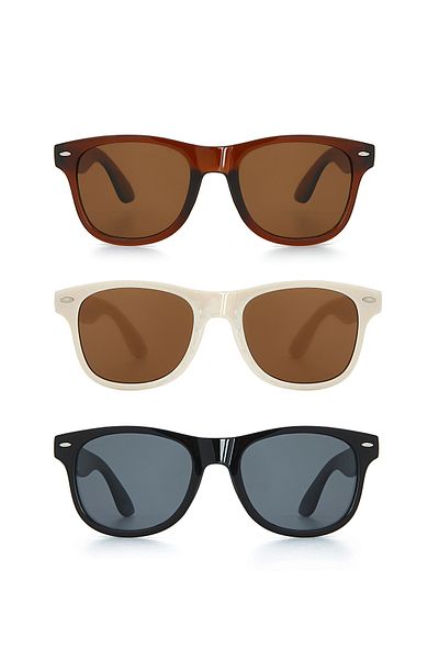 Nilu Moda مجموعة WAYFARER COMBINED المتوافقة مع 3 قطع