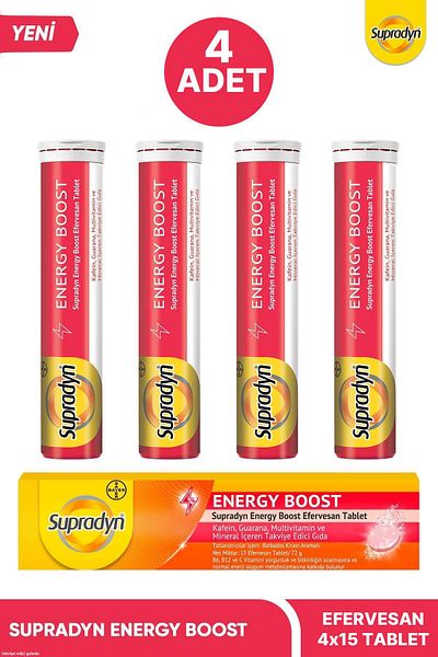 Supradyn Energy Boost Taef 15 Effervescent Tablet 4 Pcs