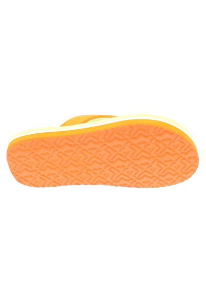 Pine kids Pine Kids Slip On Flip Flops with Text Print - Mint & Orange