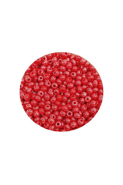 STUMBANNG Bulk glass sand beads (11/0) 2 mm - 20 grams - red - bnc004