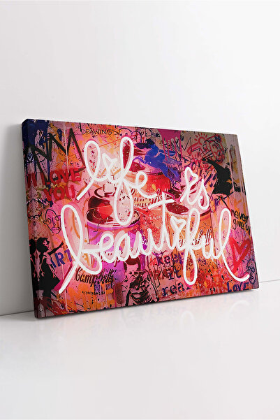 KOSS Dijital Viețea cu aspect neon este frumoasă, pictură decorativă pe pânză...