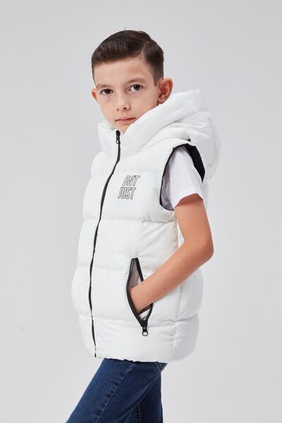 Benittokids Boy's Inflatable Vest with Hood 51311