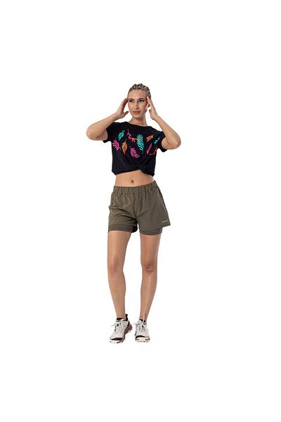Merrell Tia Women's Black T-Shirt Women's T-Shirt M4Tıaw