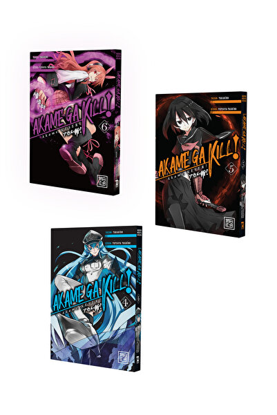 Destek Yayınları Akame Keser Set 4-5-6 - Akame Ga Kill