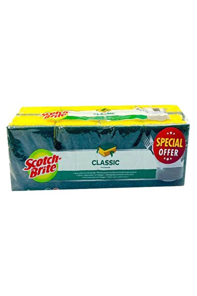 Scotch Brite إسفنجة سكوتش برايت الكلاسيكية لحماية الأظافر، 5 قطع + 3 قطع مجانية