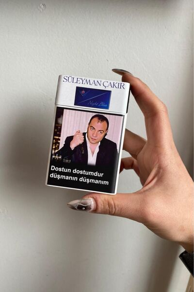 SARANG Blue KV ÇAKIR Standart Plastik Sigara Tabakası Kutusu