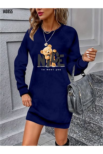 Kokosh moda Rochie din viscoză cu mânecă lungă, cu două fire, cu decolteu, pentru femei, sezon nou