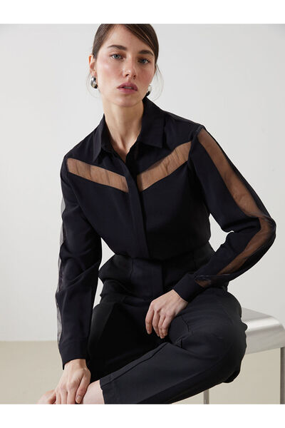 LC Waikiki Rmz Gi̇yi̇m Farkiyla Relaxed Fit Women's Shirt