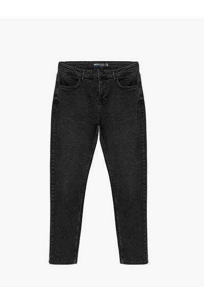 Koton Skinny-Fit-Jeanshose aus Baumwolle mit normaler Taille – Michael Jean