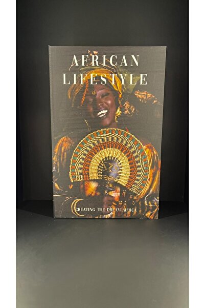 Africa Dekoratif Kitap Kutu Küçük 30x20x5 Mikasa