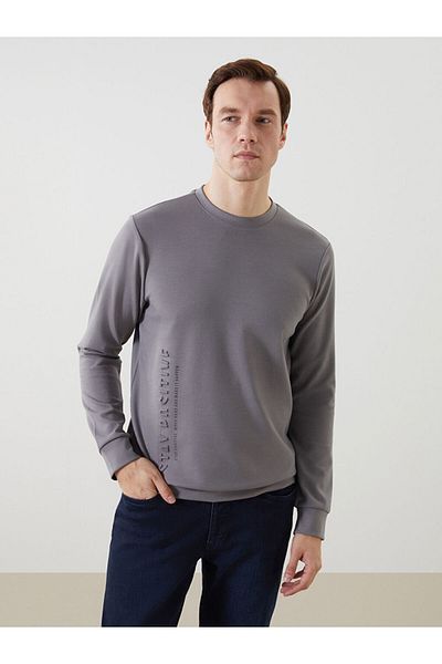LC Waikiki Crew Neck Long Sleeve Printed Men's Sweatshirt