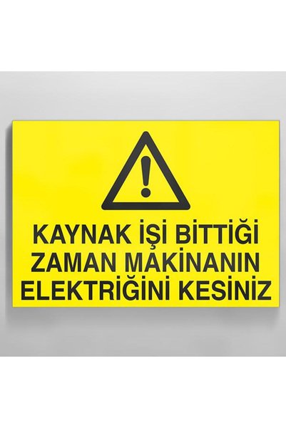 TECHNOPA When Welding Work Is Finished, Turn Off the Machine's Electricity Wa...