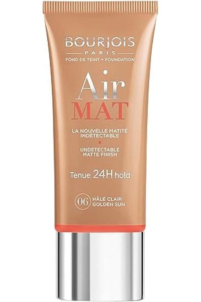 Bourjois Air Mat Tenue 24H Hold Foundation, 06 Golden Sun