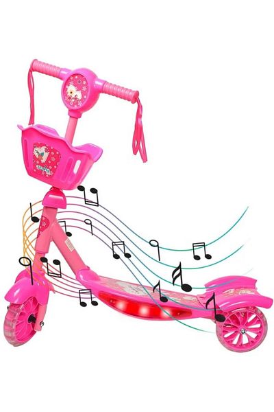 Generic 3-Wheel Portable High Quality   Padded Handles Kick Scooter Safe For Kids