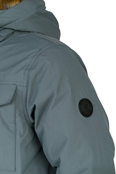 2AS Saalbach Erkek Down Ceket Mont Gri