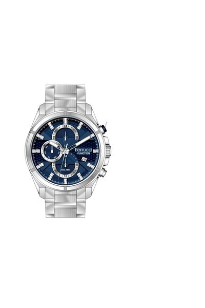 Ferrucci Ferrucci̇ Function Steel Men's Wristwatch with Calendar