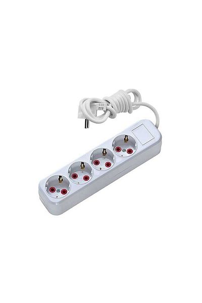 KTYRA52 Asel 4-Piece 3 Meter Grounded Switched Socket - A403