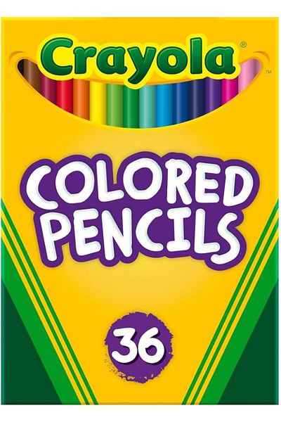 Crayola Colored Pencils Long Pack of 36