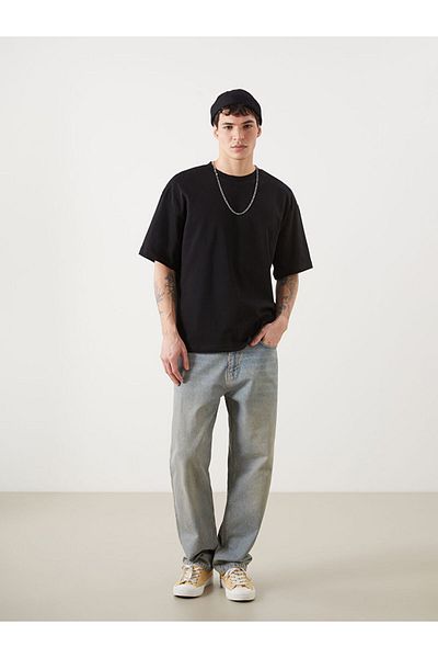 LC Waikiki New Season Crew Neck Combed Cotton Ανδρικό Tisort - S52607Z8