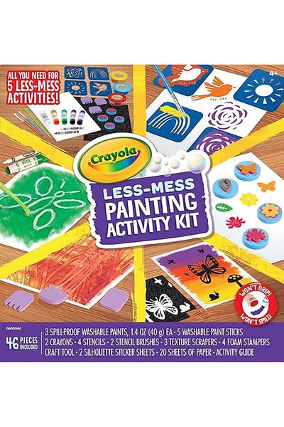 Crayola Less Mess Painting Activity Kit