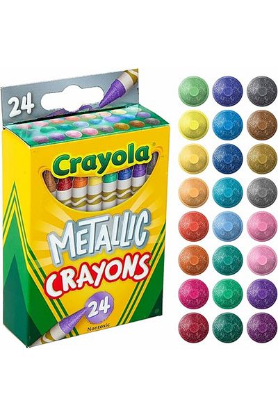 Crayola Crayons-Metallic Pack of 24