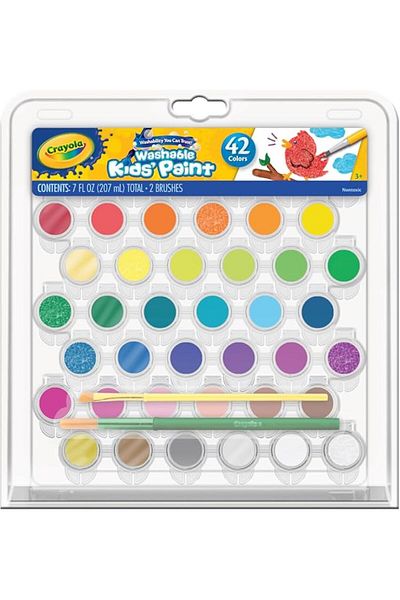 Crayola Washable Kids Paint Pots Pack of 42