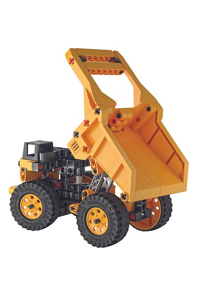 CLEMENTONI Science Museum (Mechanics Lab)- Haul Truck Building Toy- For Age 8+ Years Old