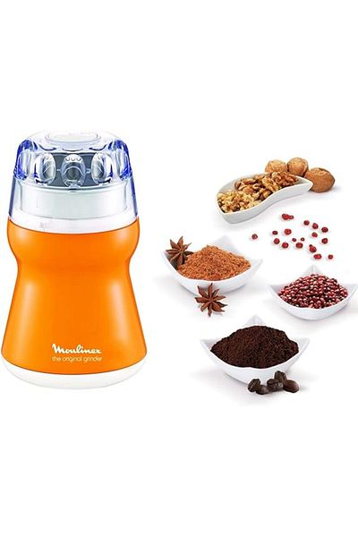 Moulinex Coffee Grinder With Fixed Tank 180 W AR110O27 Orange