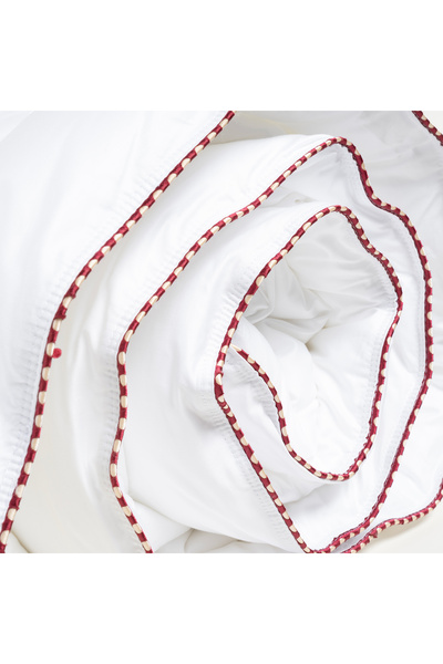 Zsa Zsa Zsu Riva Biyeli Çift Kişilik %100 Nanofıber Yorgan 195x215 Cm Beyaz