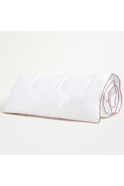 Zsa Zsa Zsu Riva Biyeli Tek Kişilik Pamuk %100 Nanofıber Yorgan 155x215 Cm Beyaz