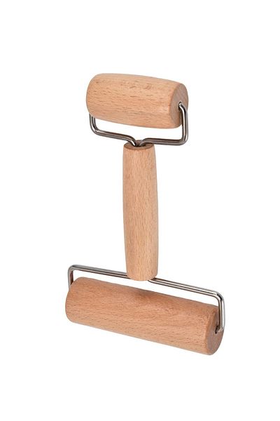 mastergold Wooden Rolling Pin Pastry and Pizza Double Dough Baker Roller