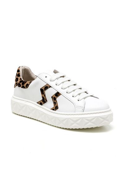 John May Tenis pentru femei / fete (zilnic) MAR-25Y-209-8825 John May White-Leopard