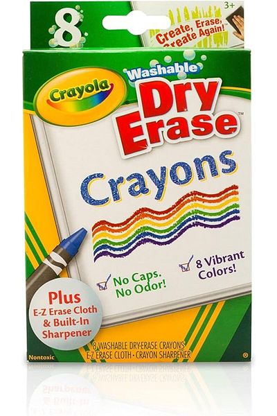 Crayola Washable Dry Erase Crayons Pack of 8