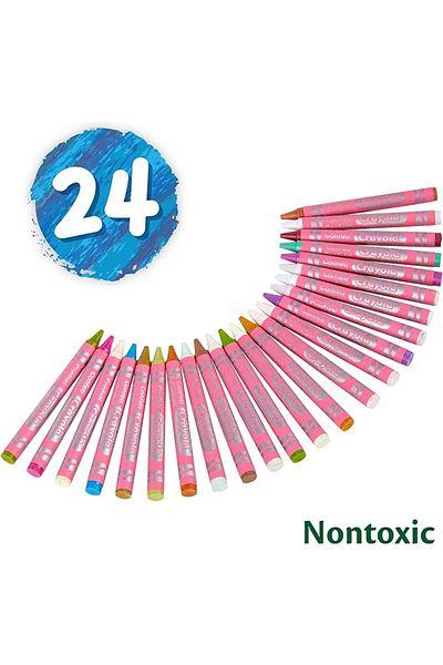 Crayola Confetti Crayons Pack of 24