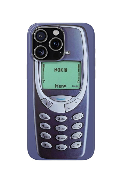 peakaks İphone 12 Pro  Uyumlu Nokia 3310 Tasarımlı Premium Kılıf