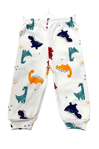Esterella erkek bebek 1 adet penye pantolon/ bebek manşetli pijama / desenli 1 adet pantolon