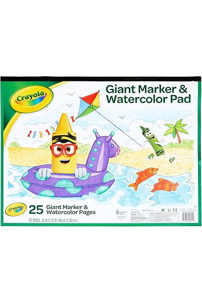 Crayola Giant Marker & Watercolor Pad 99-3411