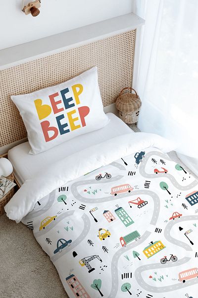 Tuğba Kuğu Beep Beep Iconic Series Single Duvet Cover Set - 160X220