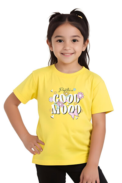 FYK COLLECTİON Dobro raspoloženje Štampano Djevojačka majica kratkih rukava T...