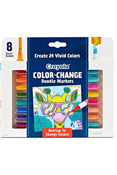 Crayola Doodle & Draw Color Change Doodle Marker 8ct CY58-8315