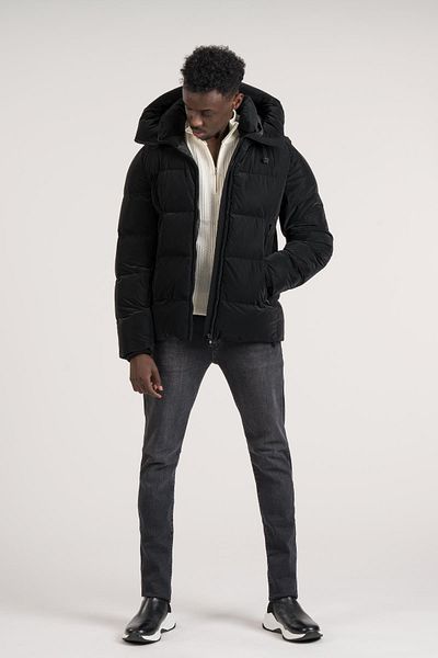 Giotelli Slimfit Hooded Puffer Jacket with Neck Support
