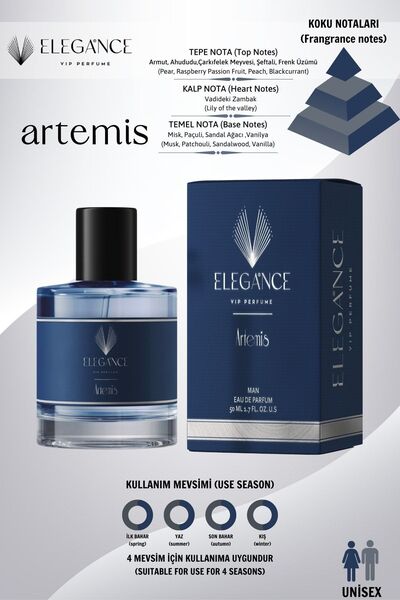 silver elegance vip perfume Artemis 50 ml Edp Etkili Parfüm (UNİSEX)